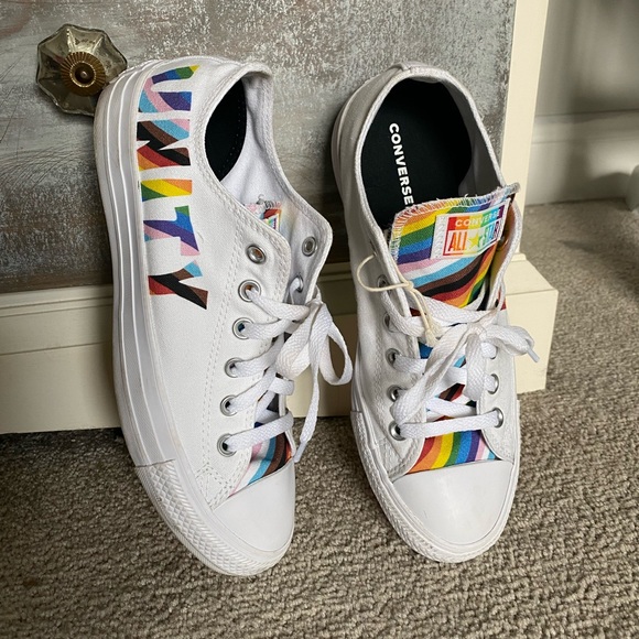 Converse Shoes - Custom Chuck Taylor Pride Low Tops
